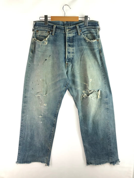 【ジャンク品】【メンズ】 EVISU エヴィス DENIM PANTS デニムパンツ ジーンズ ボタンフライ SCOVILL 隠しリベット 虎耳 156-250816-hi-23-tag サイズ：なし カラー：ライトインディゴ 万代Net店