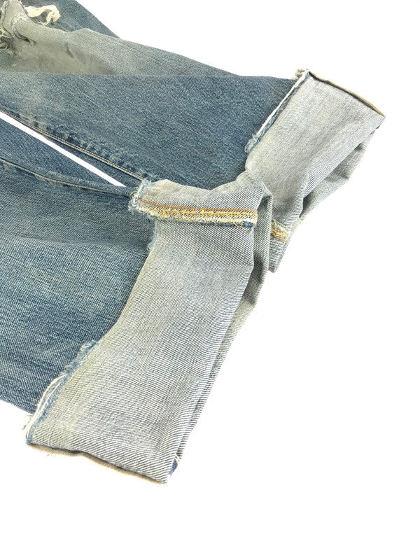 【ジャンク品】【メンズ】 EVISU エヴィス DENIM PANTS デニムパンツ ジーンズ ボタンフライ SCOVILL 隠しリベット 虎耳 156-250816-hi-23-tag サイズ：なし カラー：ライトインディゴ 万代Net店