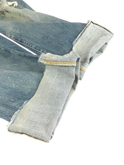 【ジャンク品】【メンズ】 EVISU エヴィス DENIM PANTS デニムパンツ ジーンズ ボタンフライ SCOVILL 隠しリベット 虎耳 156-250816-hi-23-tag サイズ：なし カラー：ライトインディゴ 万代Net店