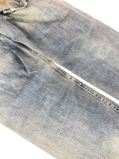 【ジャンク品】【メンズ】 EVISU エヴィス DENIM PANTS デニムパンツ ジーンズ ボタンフライ SCOVILL 隠しリベット 虎耳 156-250816-hi-23-tag サイズ：なし カラー：ライトインディゴ 万代Net店