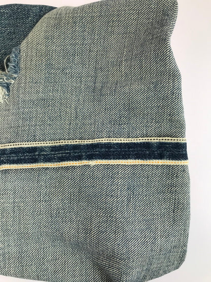 【ジャンク品】【メンズ】 EVISU エヴィス DENIM PANTS デニムパンツ ジーンズ ボタンフライ SCOVILL 隠しリベット 虎耳 156-250816-hi-23-tag サイズ：なし カラー：ライトインディゴ 万代Net店