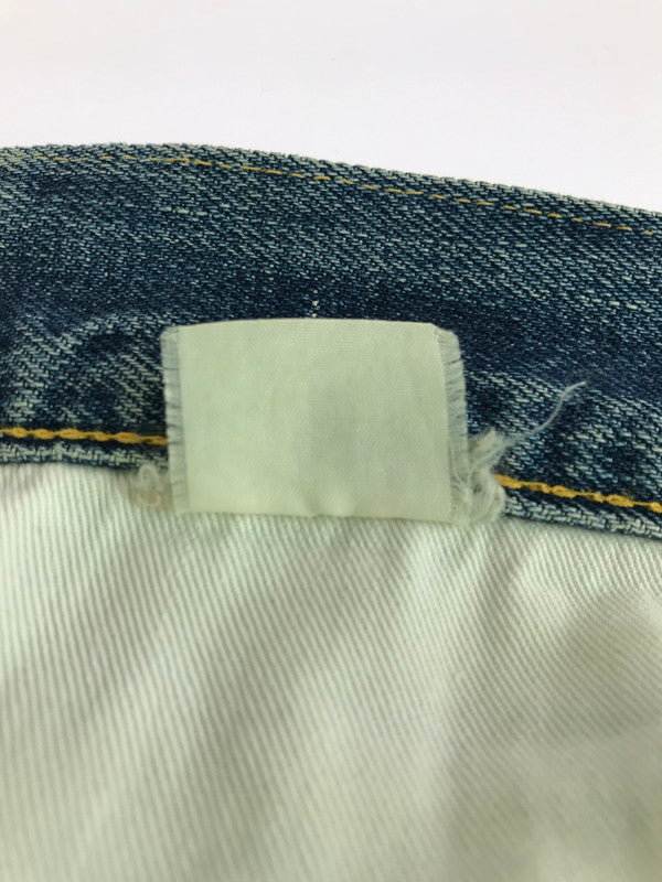 【ジャンク品】【メンズ】 EVISU エヴィス DENIM PANTS デニムパンツ ジーンズ ボタンフライ SCOVILL 隠しリベット 虎耳 156-250816-hi-23-tag サイズ：なし カラー：ライトインディゴ 万代Net店