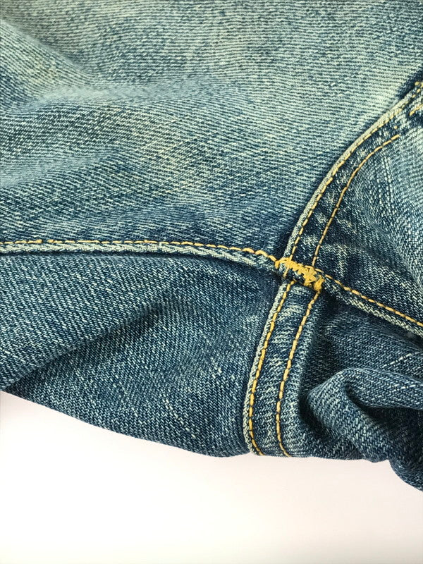 【ジャンク品】【メンズ】 EVISU エヴィス DENIM PANTS デニムパンツ ジーンズ ボタンフライ SCOVILL 隠しリベット 虎耳 156-250816-hi-23-tag サイズ：なし カラー：ライトインディゴ 万代Net店