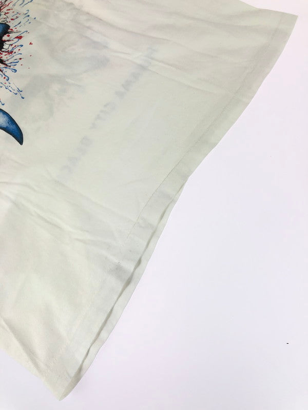 【中古品】【メンズ】 ALORE アローレ 90's MOVIE SHARK ATTACK T-SHIRT 90年代 ムービーシャーク アタック Tシャツ ヴィンテージ 半袖Tシャツ トップス 146-250808-rt-02-tag サイズ：L カラー：ホワイト 万代Net店