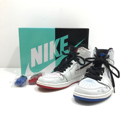 【中古品】【メンズ】 NIKE SB ナイキエスビー AIR JORDAN 1 HIGH LANCE MOUNTAIN WHITE 653532-100 エアジョーダン1 ハイランス マウンテン ホワイト スニーカー 靴 160-250813-rt-07-tag サイズ：27.5cm US9.5 カラー：LANCE MOUNTAIN WHITE/WHITE 万代Net店