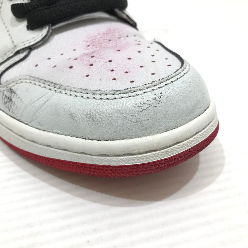 【中古品】【メンズ】 NIKE SB ナイキエスビー AIR JORDAN 1 HIGH LANCE MOUNTAIN WHITE 653532-100 エアジョーダン1 ハイランス マウンテン ホワイト スニーカー 靴 160-250813-rt-07-tag サイズ：27.5cm US9.5 カラー：LANCE MOUNTAIN WHITE/WHITE 万代Net店