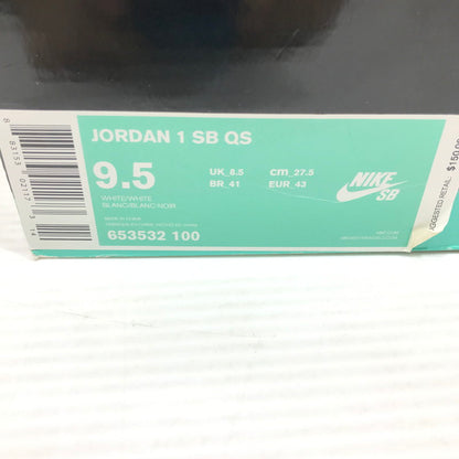 【中古品】【メンズ】 NIKE SB ナイキエスビー AIR JORDAN 1 HIGH LANCE MOUNTAIN WHITE 653532-100 エアジョーダン1 ハイランス マウンテン ホワイト スニーカー 靴 160-250813-rt-07-tag サイズ：27.5cm US9.5 カラー：LANCE MOUNTAIN WHITE/WHITE 万代Net店
