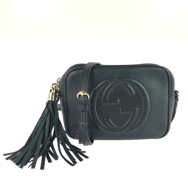 【中古品】【メンズ】 GUCCI グッチ ソーホー ショルダーバッグ 308364 インターロッキングG カバン 180-250816-hi-12-tag カラー：ブラック 万代Net店