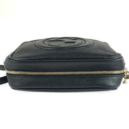 【中古品】【メンズ】 GUCCI グッチ ソーホー ショルダーバッグ 308364 インターロッキングG カバン 180-250816-hi-12-tag カラー：ブラック 万代Net店
