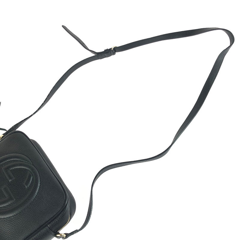 【中古品】【メンズ】 GUCCI グッチ ソーホー ショルダーバッグ 308364 インターロッキングG カバン 180-250816-hi-12-tag カラー：ブラック 万代Net店