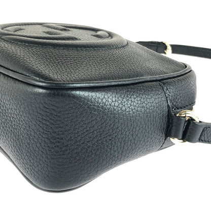 【中古品】【メンズ】 GUCCI グッチ ソーホー ショルダーバッグ 308364 インターロッキングG カバン 180-250816-hi-12-tag カラー：ブラック 万代Net店