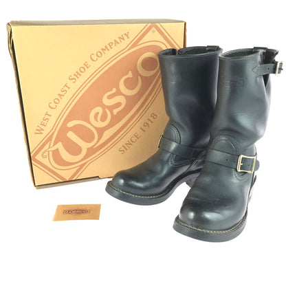 【中古品】【メンズ】 WESCO ウエスコ CUSTOM BOSS ENGINEER BOOTS BK7710430 カスタムボス エンジニア ブーツ靴 164-250823-rt-06-tag サイズ：7 1/2 E カラー：ブラック 万代Net店