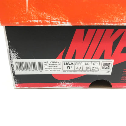 【中古美品】【メンズ】 NIKE ナイキ AIR JORDAN 1 HIGH OG LOST & FOUND CHICAGO DZ5485-612 エアジョーダン1 ハイ OG ロスト & ファウンド/シカゴ スニーカー 靴 160-250813-rt-02-tag サイズ：27.5cm US9.5 カラー：VARSITY RED/BLACK-SAIL-MUSLIN 万代Net店