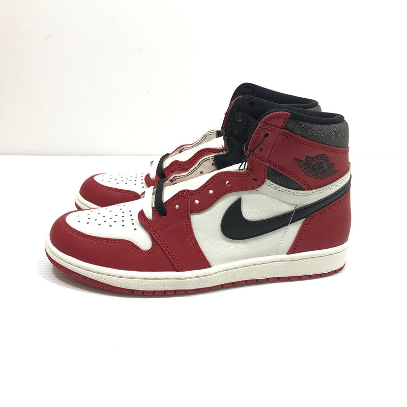 【中古美品】【メンズ】 NIKE ナイキ AIR JORDAN 1 HIGH OG LOST & FOUND CHICAGO DZ5485-612 エアジョーダン1 ハイ OG ロスト & ファウンド/シカゴ スニーカー 靴 160-250813-rt-02-tag サイズ：27.5cm US9.5 カラー：VARSITY RED/BLACK-SAIL-MUSLIN 万代Net店