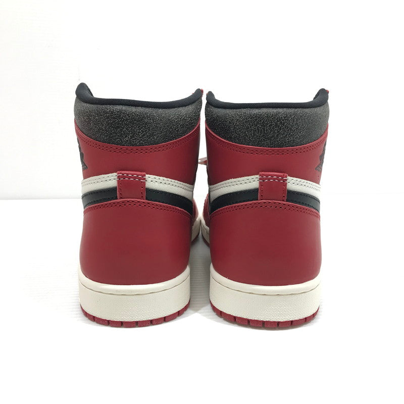 【中古美品】【メンズ】 NIKE ナイキ AIR JORDAN 1 HIGH OG LOST & FOUND CHICAGO DZ5485-612 エアジョーダン1 ハイ OG ロスト & ファウンド/シカゴ スニーカー 靴 160-250813-rt-02-tag サイズ：27.5cm US9.5 カラー：VARSITY RED/BLACK-SAIL-MUSLIN 万代Net店