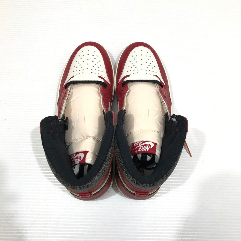 【中古美品】【メンズ】 NIKE ナイキ AIR JORDAN 1 HIGH OG LOST & FOUND CHICAGO DZ5485-612 エアジョーダン1 ハイ OG ロスト & ファウンド/シカゴ スニーカー 靴 160-250813-rt-02-tag サイズ：27.5cm US9.5 カラー：VARSITY RED/BLACK-SAIL-MUSLIN 万代Net店
