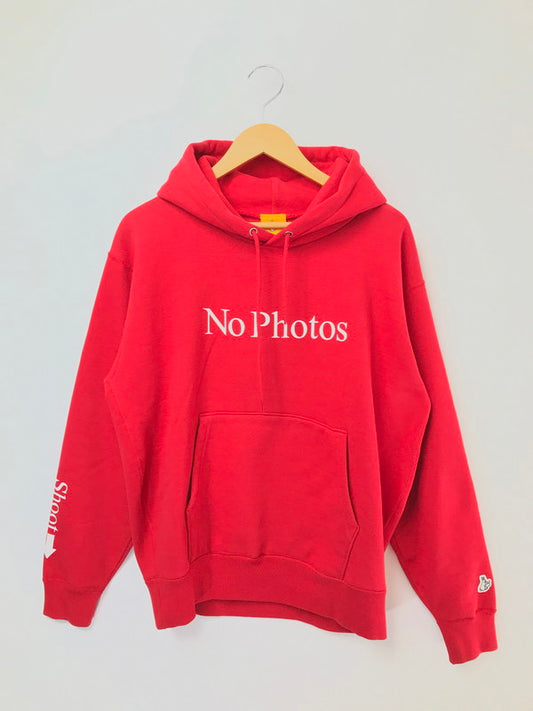 【中古品】【メンズ】 #FR2 エフアールツー NO PHOTOS PULLOVER HOODIE ノー フォト プルオーバー フーディー 142-260522-rt-03-tagh サイズ：M カラー：レッド 万代Net店