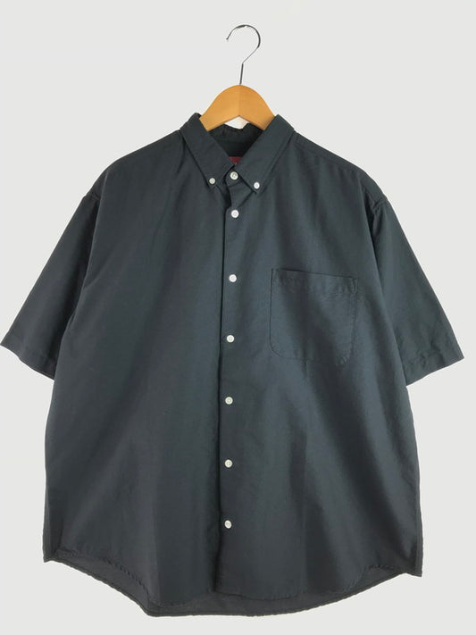 【中古美品】【メンズ】 Supreme シュプリーム LOOSE FIT S/S OXFORD SHIRT ルーズ フィット ショートスリーブ オックスフォード シャツ 半袖シャツ 149-250816-hi-01-tag サイズ：M カラー：ブラック 万代Net店