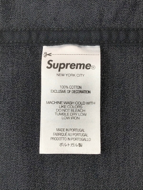 【中古美品】【メンズ】 Supreme シュプリーム LOOSE FIT S/S OXFORD SHIRT ルーズ フィット ショートスリーブ オックスフォード シャツ 半袖シャツ 149-250816-hi-01-tag サイズ：M カラー：ブラック 万代Net店