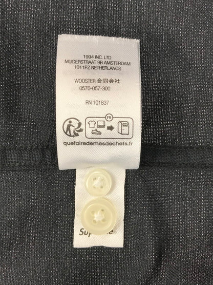 【中古美品】【メンズ】 Supreme シュプリーム LOOSE FIT S/S OXFORD SHIRT ルーズ フィット ショートスリーブ オックスフォード シャツ 半袖シャツ 149-250816-hi-01-tag サイズ：M カラー：ブラック 万代Net店