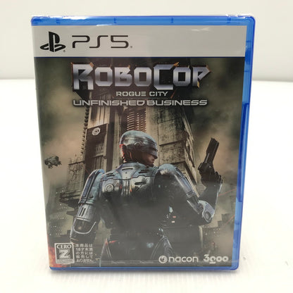 【中古美品】 【未開封】PlayStation5 PS5 プレイステーション5 ソフト RoboCop: Rogue City - UNFINISHED BUSINESS[CERO区分_Z / 18歳以上対象] ゲーム 026-251015-rt-08-tag 万代Net店