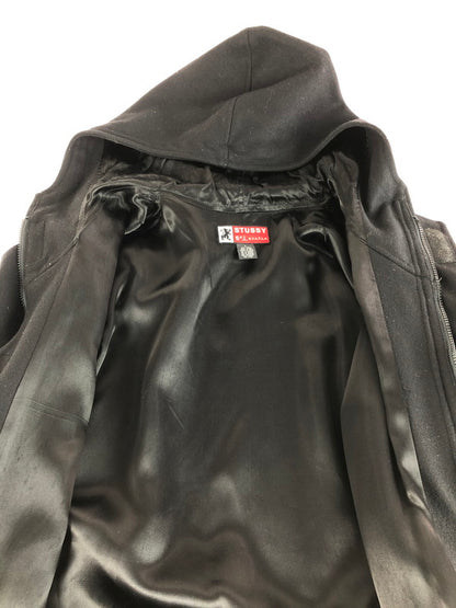 【中古品】【メンズ】 WOOL HOODED COAT ウール フーデッド コート アウター 142-250827-na-07-tag サイズ：L カラー：ブラック 万代Net店