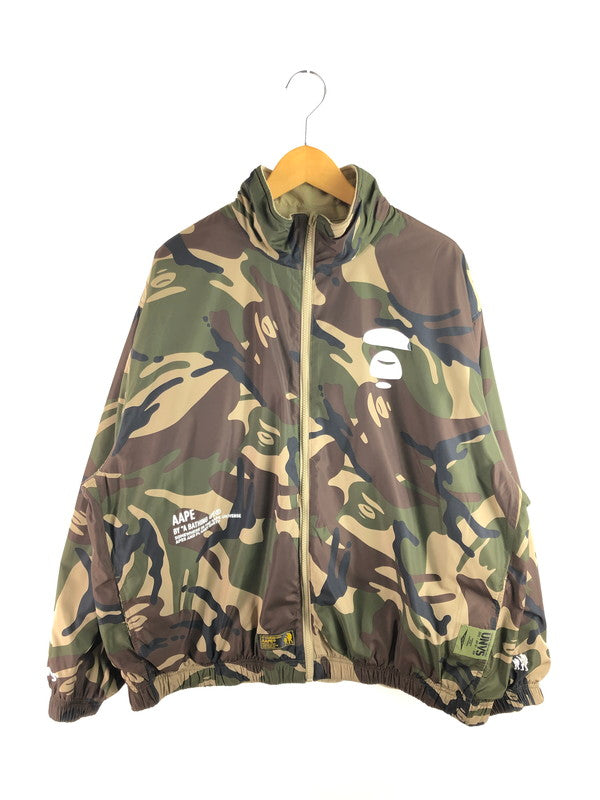 【中古品】【メンズ】 AAPE BY A BATHING APE エーエイプ バイ アベイシングエイプ AAPJKM7396XXF リバーシブル エイプフェイス ジャケット アウター 142-250827-rt-05-tag サイズ：L カラー：ベージュ系 万代Net店