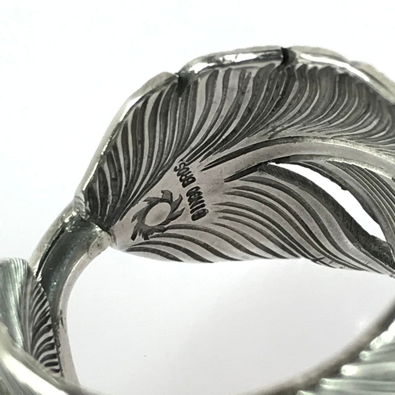 【中古品】【メンズ】 THE BINGO BROTHERS ビンゴブラザーズ SV925 FEATHER RING シルバー925 フェザーリング 指輪 アクセサリー 191-250814-hi-09-tag カラー：シルバー 14.5号 万代Net店