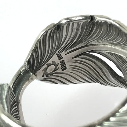 【中古品】【メンズ】 THE BINGO BROTHERS ビンゴブラザーズ SV925 FEATHER RING シルバー925 フェザーリング 指輪 アクセサリー 191-250814-hi-09-tag カラー：シルバー 14.5号 万代Net店