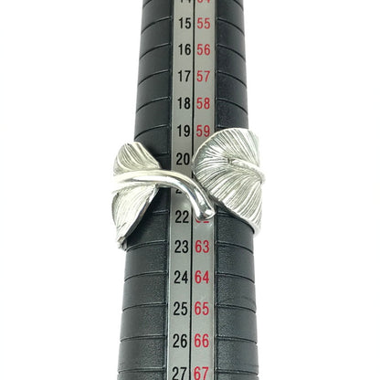 【中古品】【メンズ】 THE BINGO BROTHERS ビンゴブラザーズ SV925 FEATHER RING シルバー925 フェザーリング 指輪 アクセサリー 191-250814-hi-09-tag カラー：シルバー 14.5号 万代Net店