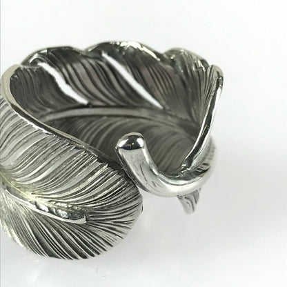 【中古品】【メンズ】 THE BINGO BROTHERS ビンゴブラザーズ SV925 FEATHER RING シルバー925 フェザーリング 指輪 アクセサリー 191-250814-hi-09-tag カラー：シルバー 14.5号 万代Net店