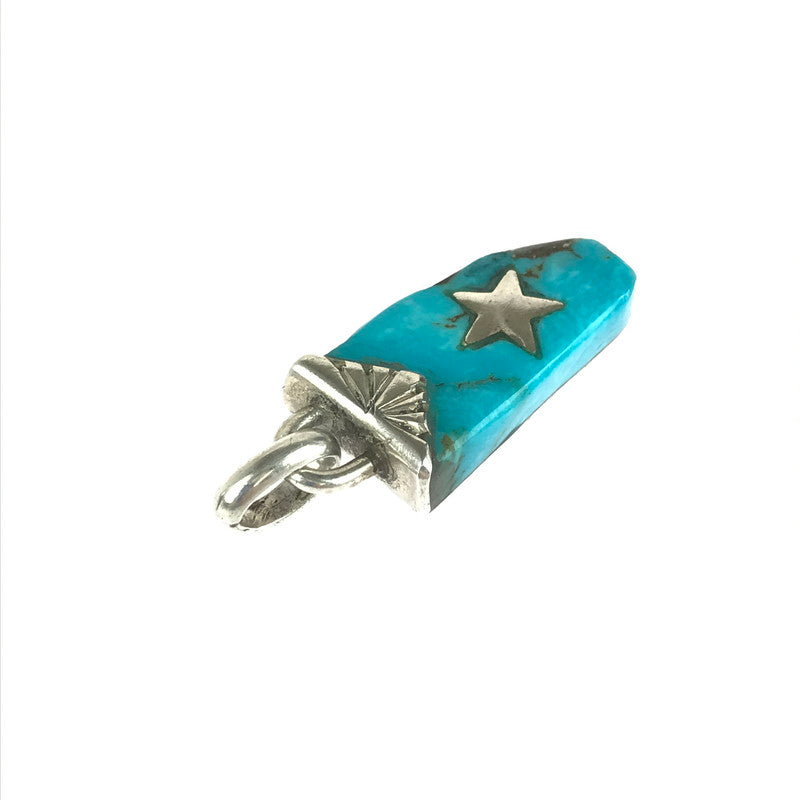 【中古品】【メンズ】 THE BINGO BROTHERS ビンゴブラザーズ TURQUOISE STAR PENDANT TOP ターコイズ ペンダントトップ アクセサリー 191-250810-rt-02-tag カラー：ターコイズ 万代Net店