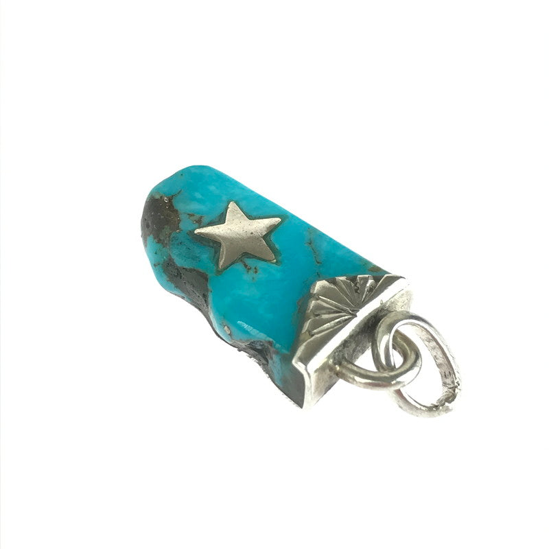 【中古品】【メンズ】 THE BINGO BROTHERS ビンゴブラザーズ TURQUOISE STAR PENDANT TOP ターコイズ ペンダントトップ アクセサリー 191-250810-rt-02-tag カラー：ターコイズ 万代Net店
