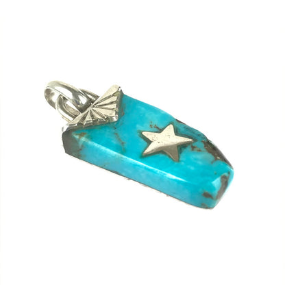 【中古品】【メンズ】 THE BINGO BROTHERS ビンゴブラザーズ TURQUOISE STAR PENDANT TOP ターコイズ ペンダントトップ アクセサリー 191-250810-rt-02-tag カラー：ターコイズ 万代Net店