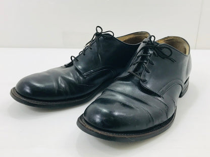 【現状渡し品】【メンズ】 U.S.NAVY アメリカ海軍 80's SERVICE SHOES DLA100-83-C-4127 1983年製 インターナショナルシューカンパニー サービスシューズ 靴 164-250823-rt-01-tag サイズ：10R カラー：ブラック 万代Net店