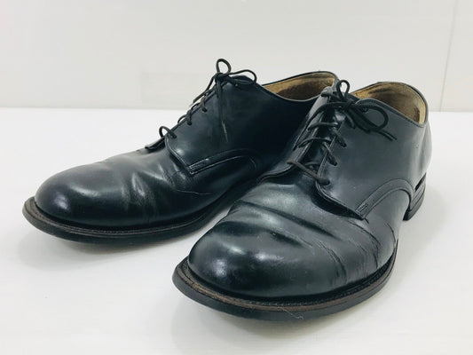 【現状渡し品】【メンズ】 U.S.NAVY アメリカ海軍 80's SERVICE SHOES DLA100-83-C-4127 1983年製 インターナショナルシューカンパニー サービスシューズ 靴 164-250823-rt-01-tag サイズ：10R カラー：ブラック 万代Net店