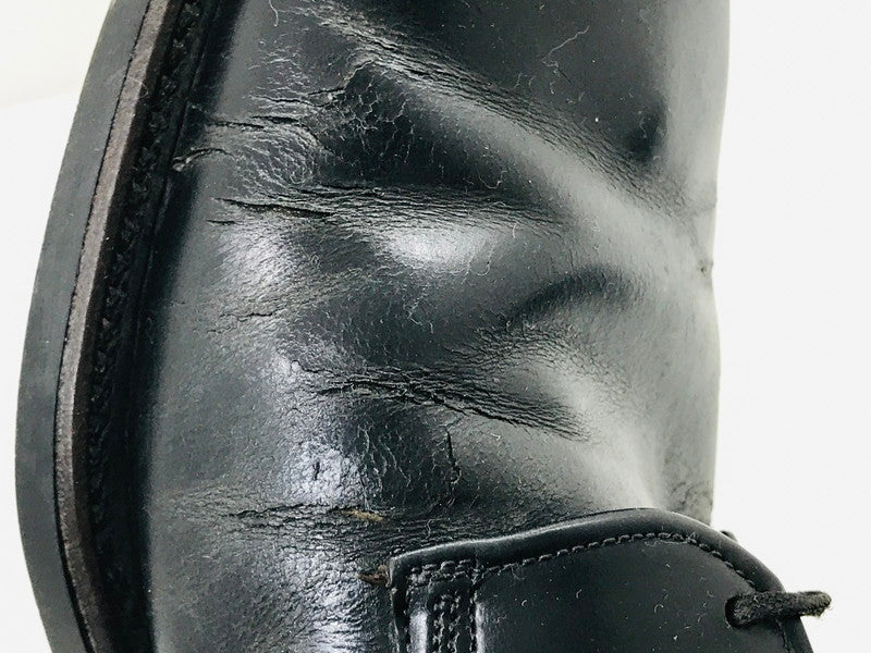 【現状渡し品】【メンズ】 U.S.NAVY アメリカ海軍 80's SERVICE SHOES DLA100-83-C-4127 1983年製 インターナショナルシューカンパニー サービスシューズ 靴 164-250823-rt-01-tag サイズ：10R カラー：ブラック 万代Net店