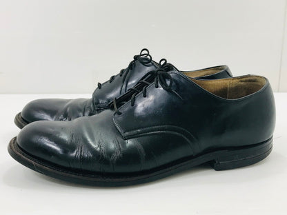 【現状渡し品】【メンズ】 U.S.NAVY アメリカ海軍 80's SERVICE SHOES DLA100-83-C-4127 1983年製 インターナショナルシューカンパニー サービスシューズ 靴 164-250823-rt-01-tag サイズ：10R カラー：ブラック 万代Net店