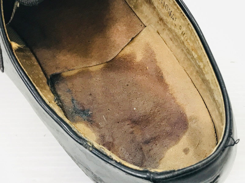 【現状渡し品】【メンズ】 U.S.NAVY アメリカ海軍 80's SERVICE SHOES DLA100-83-C-4127 1983年製 インターナショナルシューカンパニー サービスシューズ 靴 164-250823-rt-01-tag サイズ：10R カラー：ブラック 万代Net店