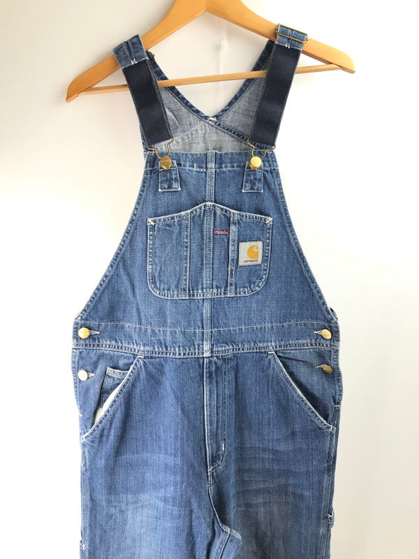 【中古品】【メンズ】 CARHARTT WIP カーハート ワークインプログレス BIG OVERALL I020995 ビッグ カバーオール サロペット 153-250904-rt-12-tag サイズ：W28 L32 カラー：インディゴ 万代Net店