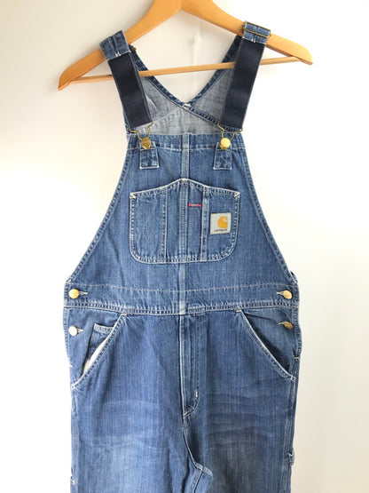 【中古品】【メンズ】 CARHARTT WIP カーハート ワークインプログレス BIG OVERALL I020995 ビッグ カバーオール サロペット 153-250904-rt-12-tag サイズ：W28 L32 カラー：インディゴ 万代Net店