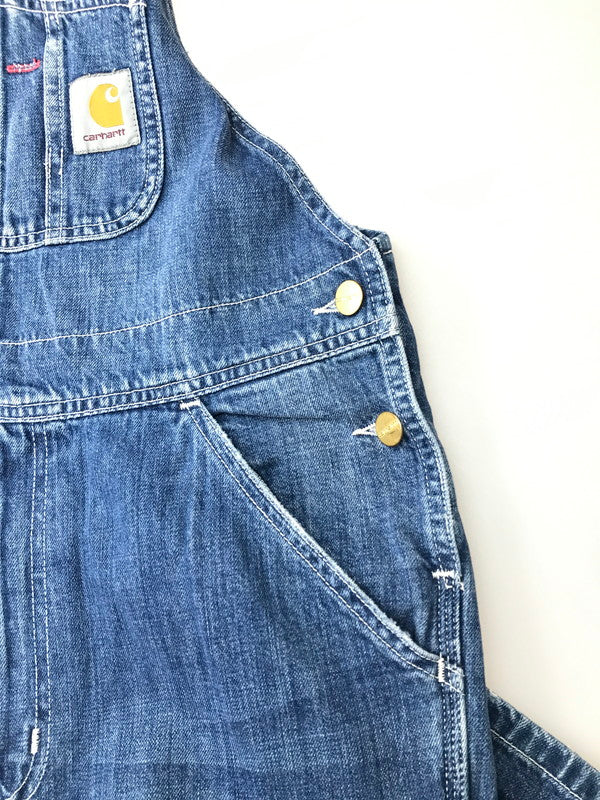 【中古品】【メンズ】 CARHARTT WIP カーハート ワークインプログレス BIG OVERALL I020995 ビッグ カバーオール サロペット 153-250904-rt-12-tag サイズ：W28 L32 カラー：インディゴ 万代Net店