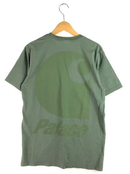 【中古品】【メンズ】 CARHARTT WIP カーハート ウィップ ×PALACE PALACE パレスパラス コラボ POCKET S/S TEE 胸ポケット ショートスリーブTシャツ 半袖Tシャツ トップス 142-250814-rt-03-tag サイズ：S カラー：カーキ 万代Net店
