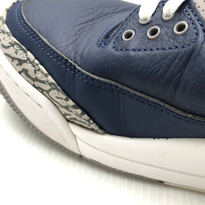 【中古品】【メンズ】 AIR JORDAN 3 RETRO MIDNIGHT NAVY WHITE CT8532-401 エアジョーダン3 ミッドナイトネイビー スニーカー 靴 160-250816-rt-01-tag サイズ：27.5cm US9.5 カラー：MIDNIGHT NAVY/WHITE 万代Net店