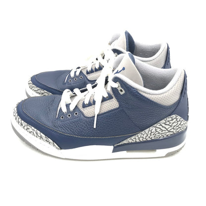 【中古品】【メンズ】 AIR JORDAN 3 RETRO MIDNIGHT NAVY WHITE CT8532-401 エアジョーダン3 ミッドナイトネイビー スニーカー 靴 160-250816-rt-01-tag サイズ：27.5cm US9.5 カラー：MIDNIGHT NAVY/WHITE 万代Net店