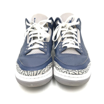 【中古品】【メンズ】 AIR JORDAN 3 RETRO MIDNIGHT NAVY WHITE CT8532-401 エアジョーダン3 ミッドナイトネイビー スニーカー 靴 160-250816-rt-01-tag サイズ：27.5cm US9.5 カラー：MIDNIGHT NAVY/WHITE 万代Net店