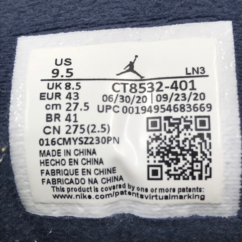 【中古品】【メンズ】 AIR JORDAN 3 RETRO MIDNIGHT NAVY WHITE CT8532-401 エアジョーダン3 ミッドナイトネイビー スニーカー 靴 160-250816-rt-01-tag サイズ：27.5cm US9.5 カラー：MIDNIGHT NAVY/WHITE 万代Net店
