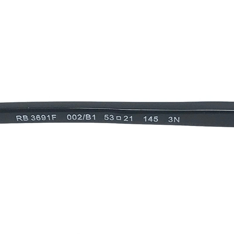 【中古品】【メンズ】 Ray-Ban レイバン SUNGLASSES RB3691F サングラス アクセサリー アイウェア 203-250824-na-05-tag サイズ：53ロ21 145 カラー：ブラック 万代Net店