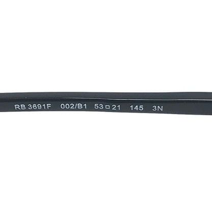 【中古品】【メンズ】 Ray-Ban レイバン SUNGLASSES RB3691F サングラス アクセサリー アイウェア 203-250824-na-05-tag サイズ：53ロ21 145 カラー：ブラック 万代Net店