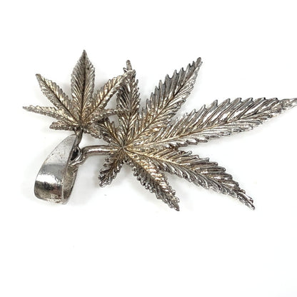 【中古品】【メンズ】 AVALANCHE アヴァランチ SV925 シルバー ウィードデザイン ペンダントトップ アクセサリー 192-250819-na-05-tag カラー：シルバー 万代Net店